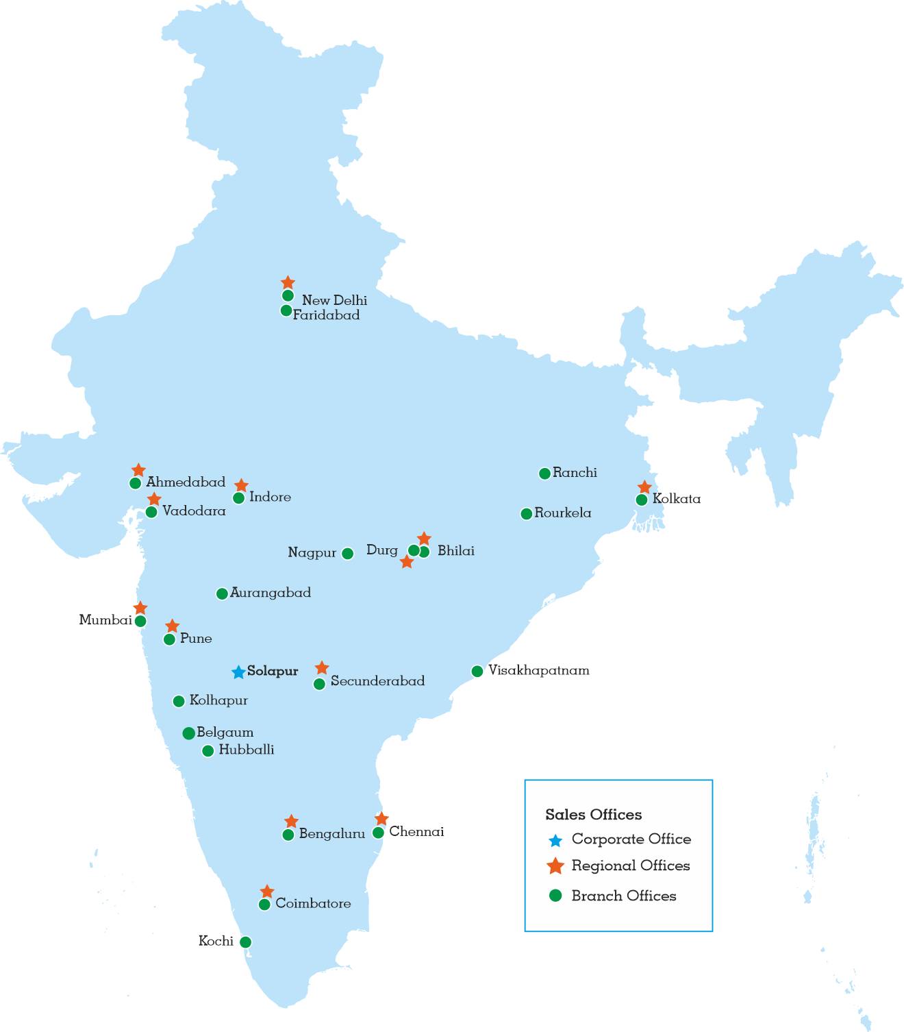 LHP - Sales India Map